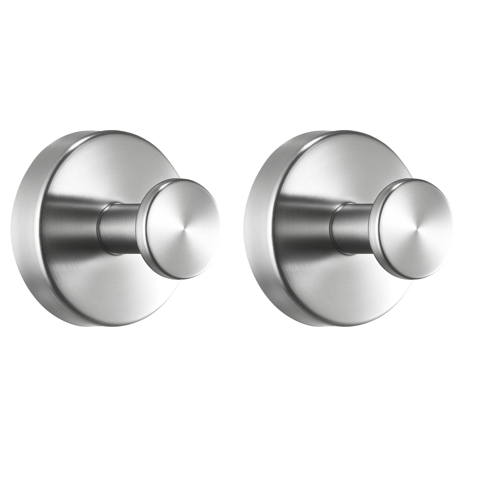 Suction Cup Hooks For Shower No Drill Stainless Steel 2-Pack Towel Hooks_voghion.com